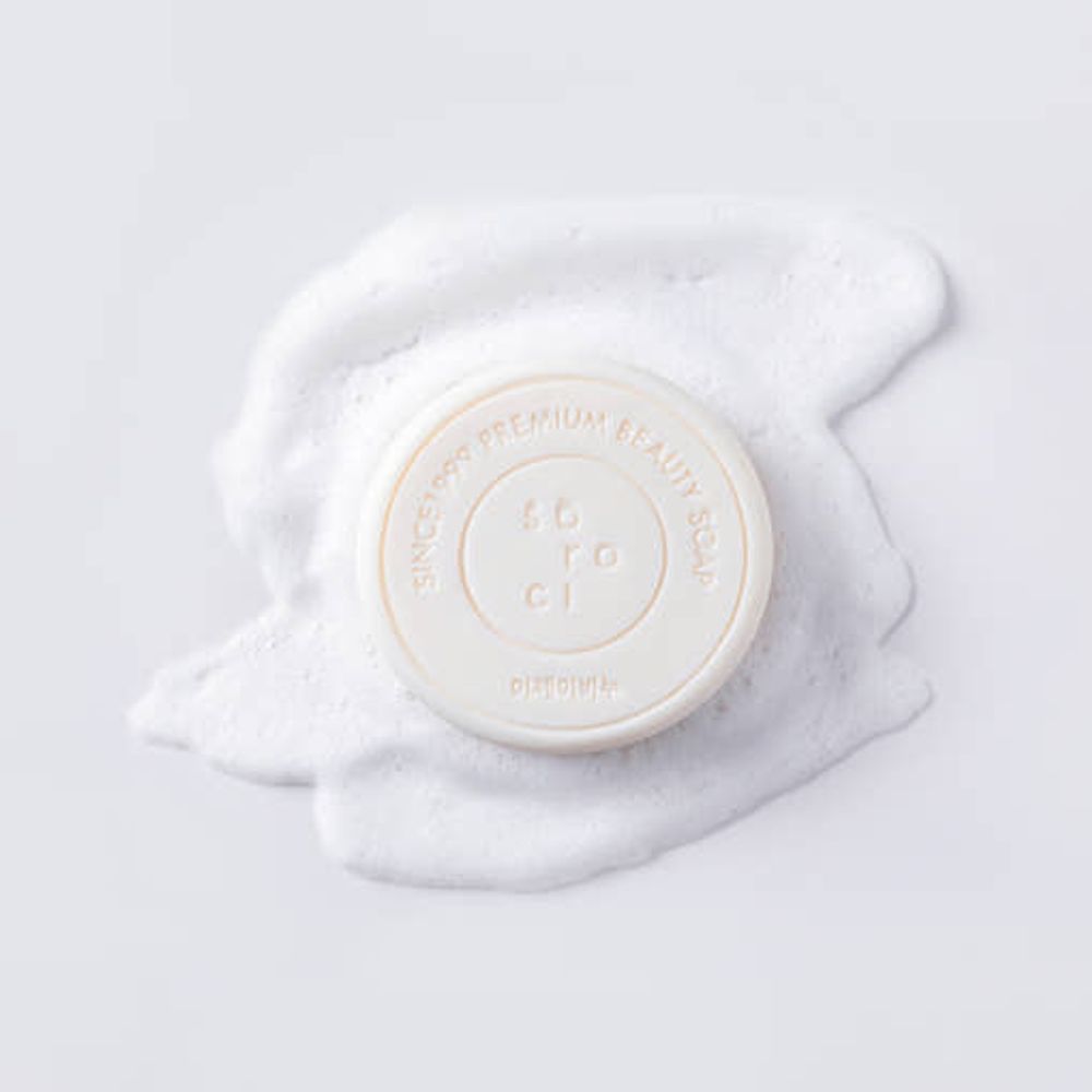 SOROCI Oriental Herb Eeje Soap 80g – Coconut & Apricot Seed Cleanser, Gentle Daily Face Wash for Sensitive Skin, Exfoliating & Hydrating, Natural Herbal Ingredients _ Made in KOREA